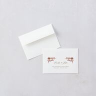Indian Majestic Legacy Elephants Response Card Envelopes White Saddle Return Address Signature Standard