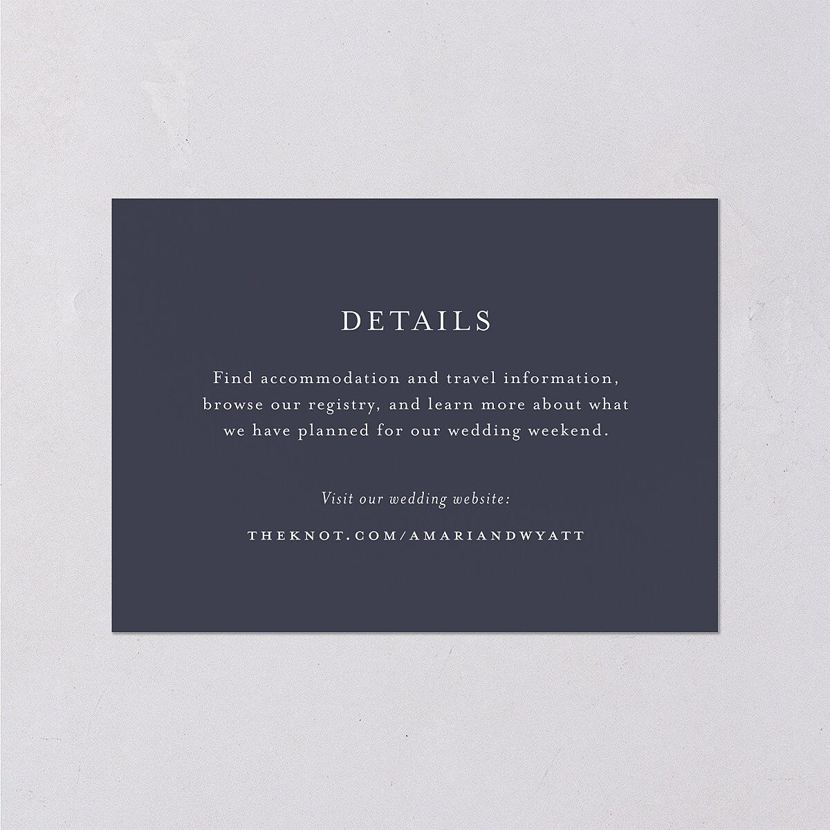 Exquisite Branches Wedding Enclosure Cards — view 1