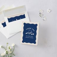 Adventure Icon Thank You Cards Navy