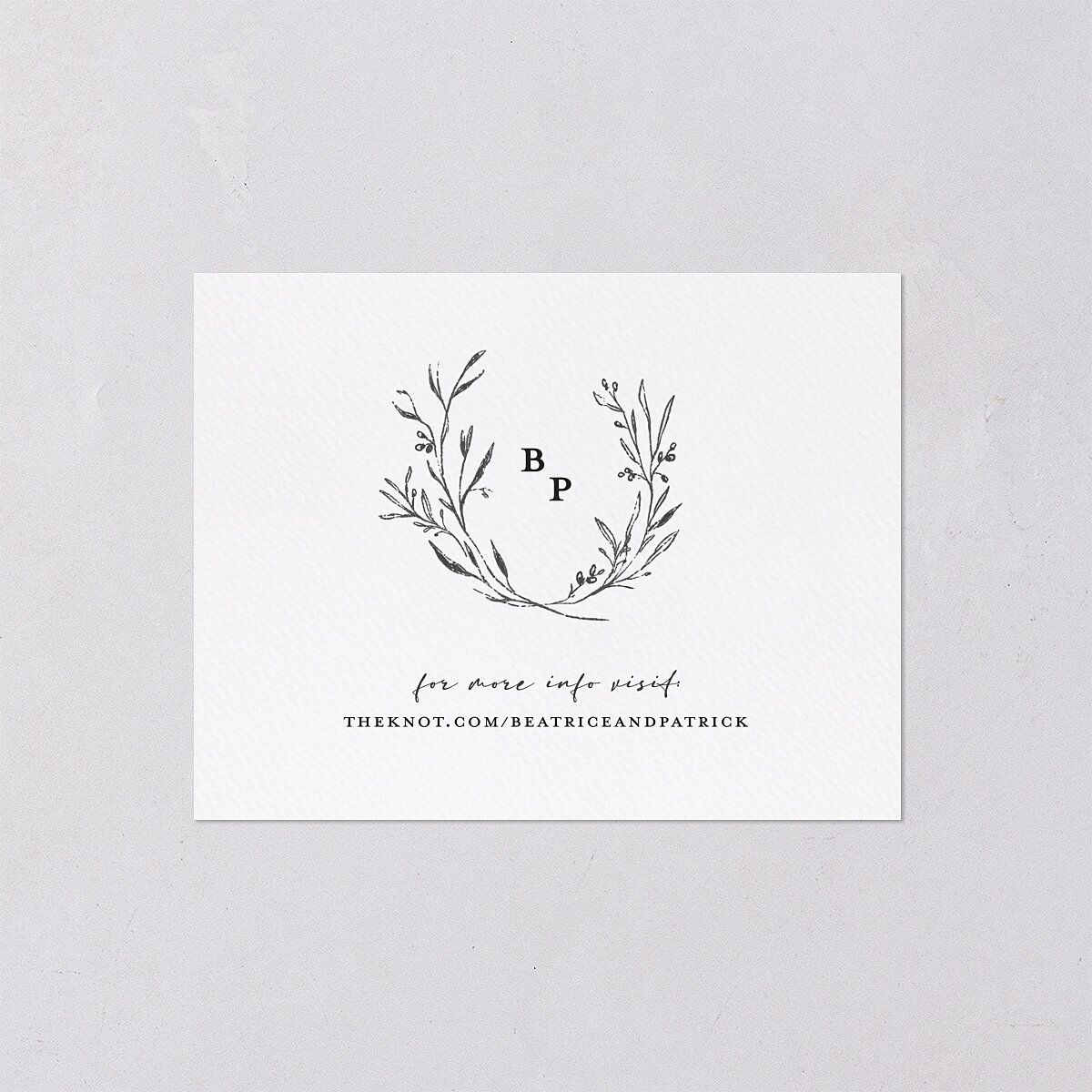 Romantic Setting Save the Date Petite Cards — view 3