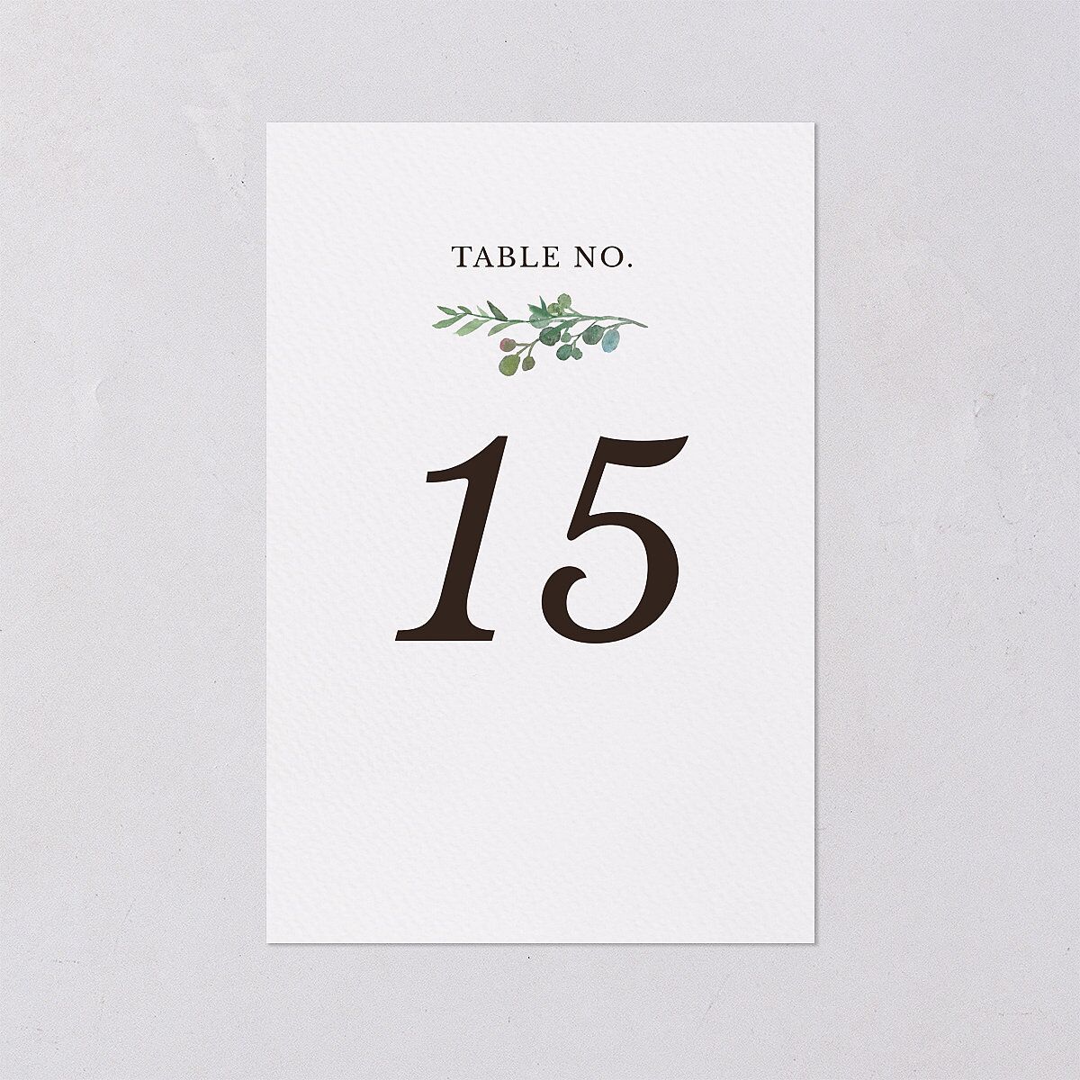 Leafy Hoops Table Numbers — view 1