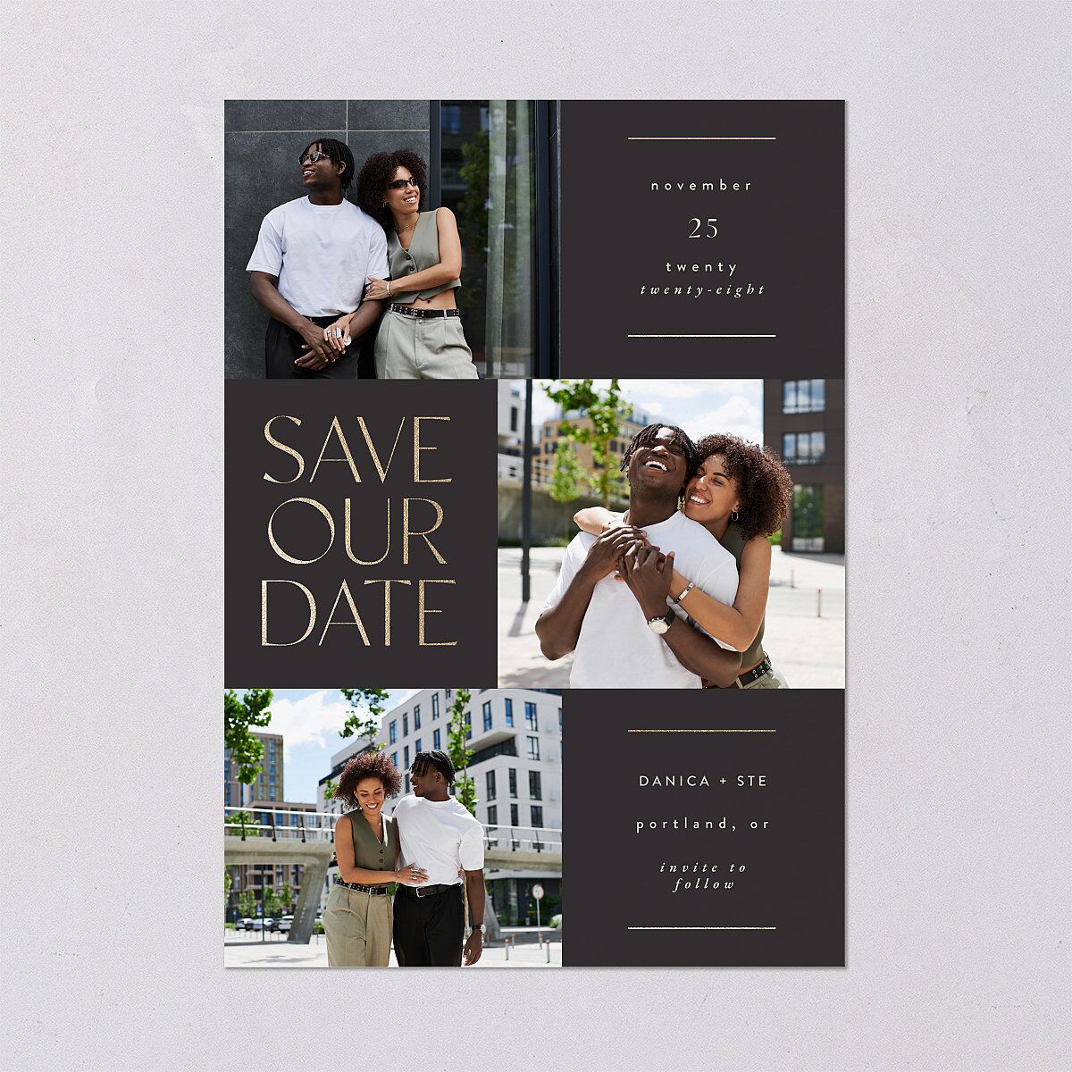 Windows Save The Date Cards — view 2