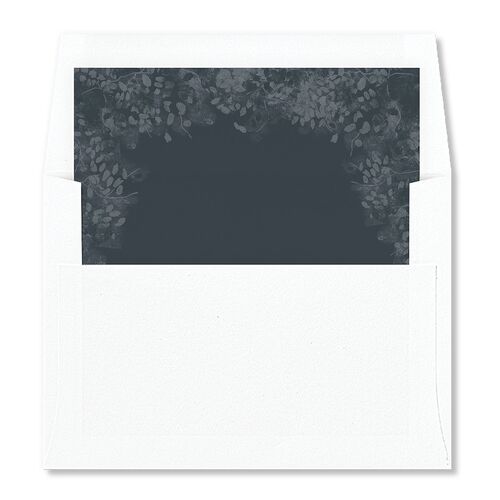 Moonlit Garden Envelope Liners Charcoal Standard