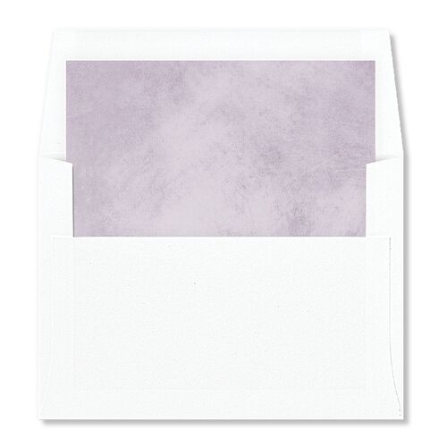 Soft Pampas Botanical Envelope Liners Sheer Lilac Standard