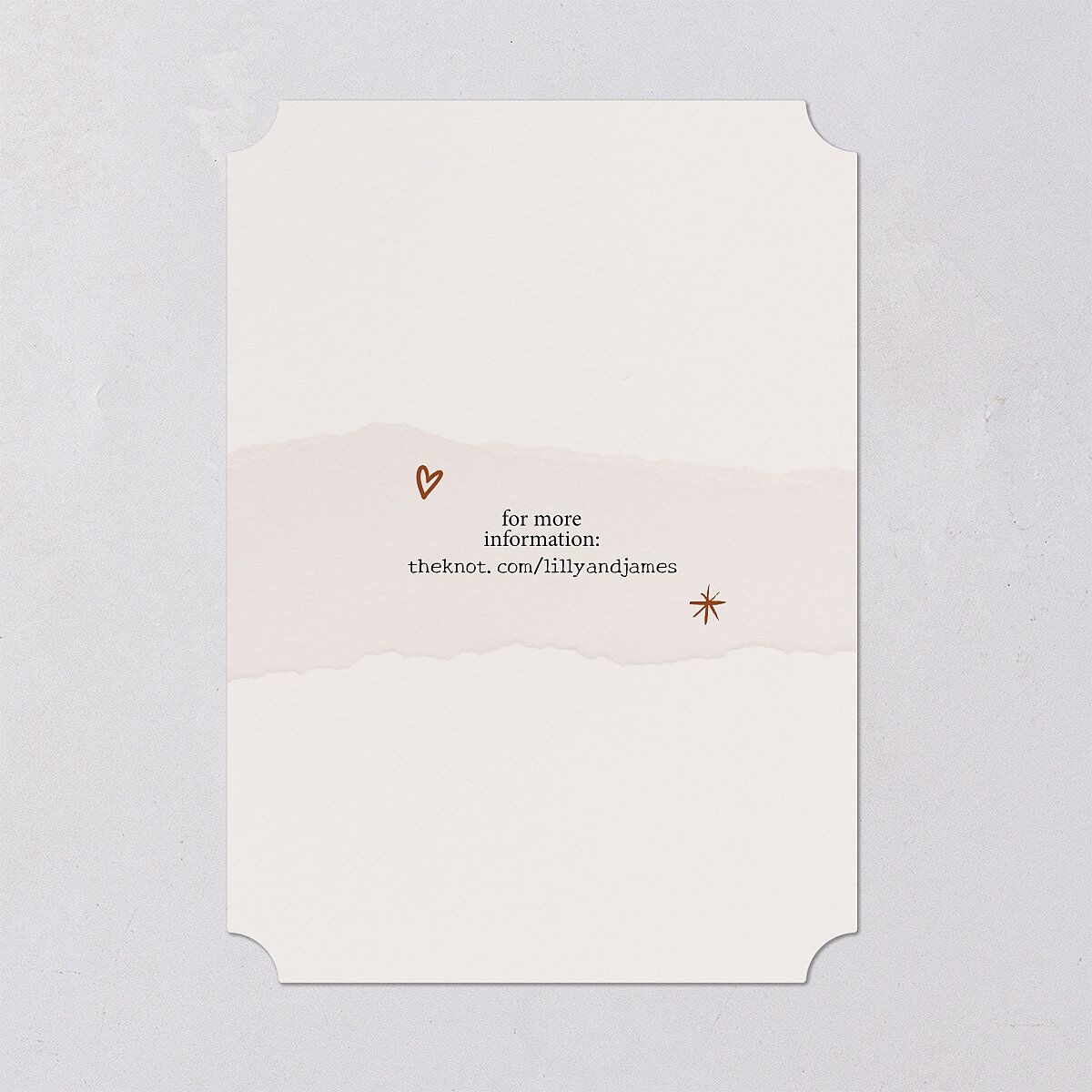 Mood Board Save the Date Cards Linen Signature smooth Blank No