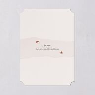 Mood Board Save the Date Cards Linen Signature smooth Blank No