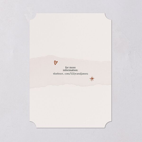 Mood Board Save the Date Cards Linen Signature smooth Blank No