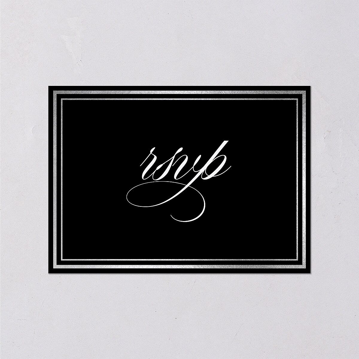 Polished Frame Wedding Response Cards — view 1