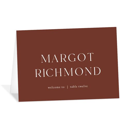 Manhattan Place Cards Merlot Pearlescent