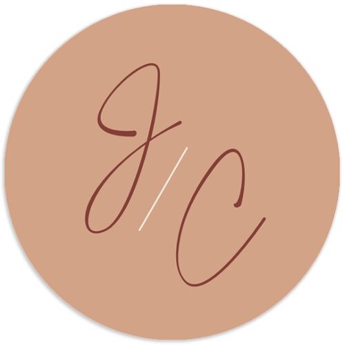 Simple Script Wedding Stickers Vintage Pink Circle