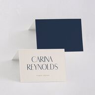 Hawaiian Tropical Monstera Frame Place Cards Moody Blue Signature