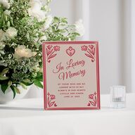 Vintage Heart Locket Bar Bended Tabletop Sign X-small Crimson Standard Plastic XS Tabletop Bar