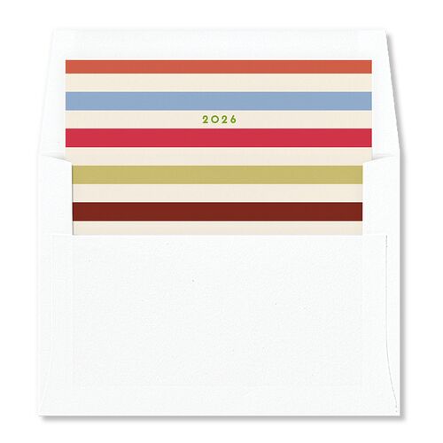 Eclectic Vintage Stripes Envelope Liners Linen Standard
