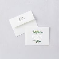 Leafy Hoops Thank You Cards Eucalyptus