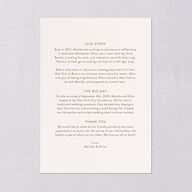 Photo Elopement Wedding Invitations Linen Signature Blank No Standard