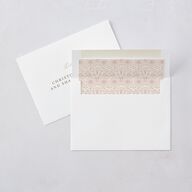 Intricate Vintage Save The Date Cards Peach Pink Signature smooth Blank No