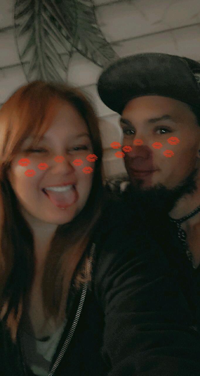 His first night coming to my house officially meeting and hanging out. 