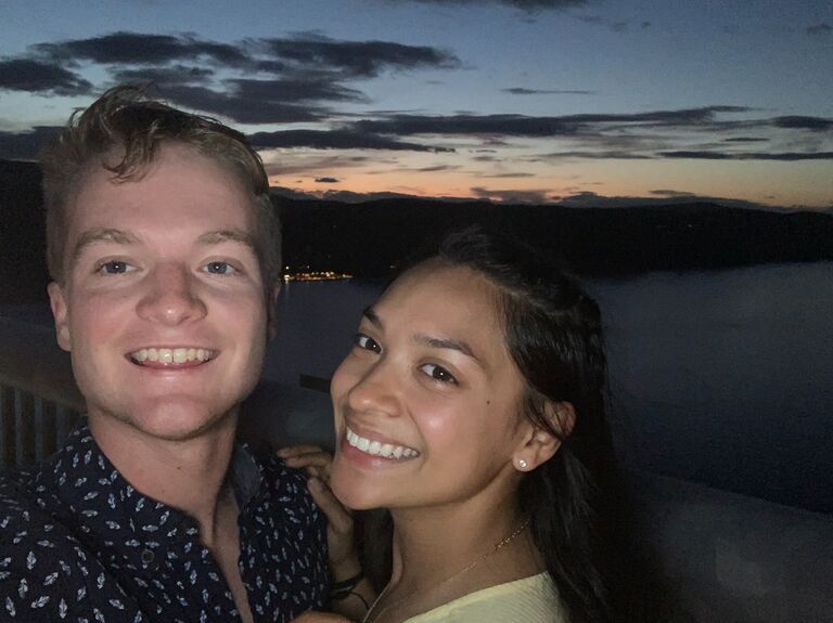 Started dating while Nick was at MI BOLC in Fort Huachuca, AZ and Alexandra was at West Point