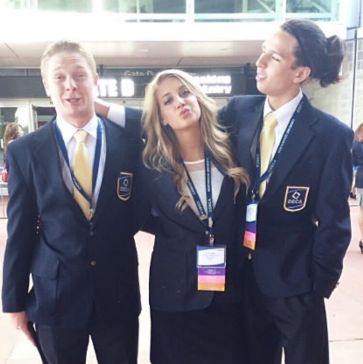 The team at DECA nationals