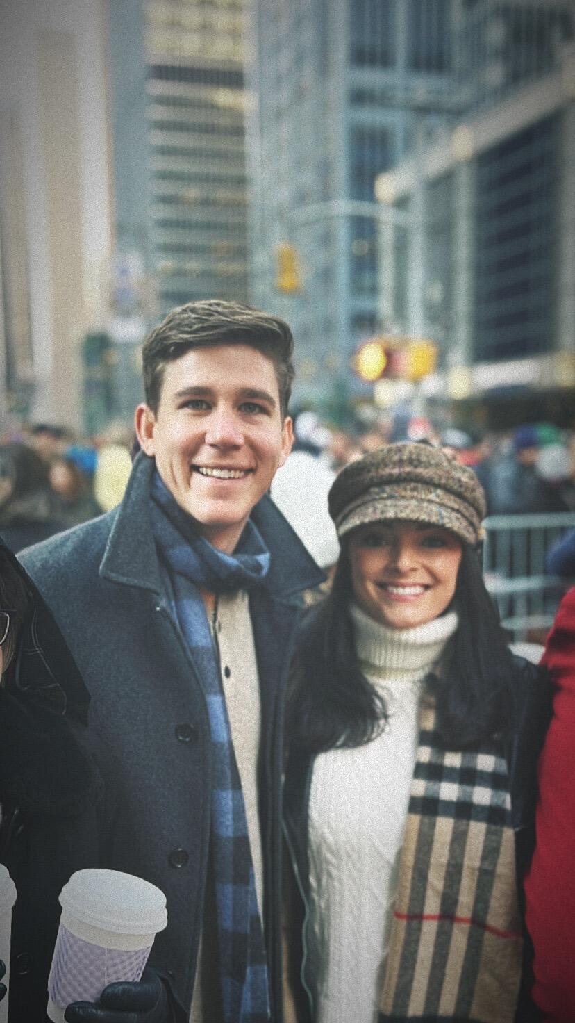 Thanksgiving at the Macy's Day parade with the Correll Family.
