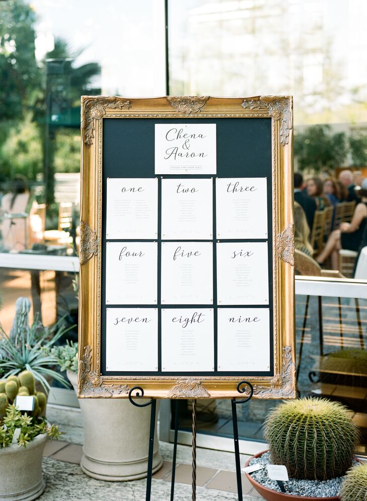 Picture Frame Seating Chart