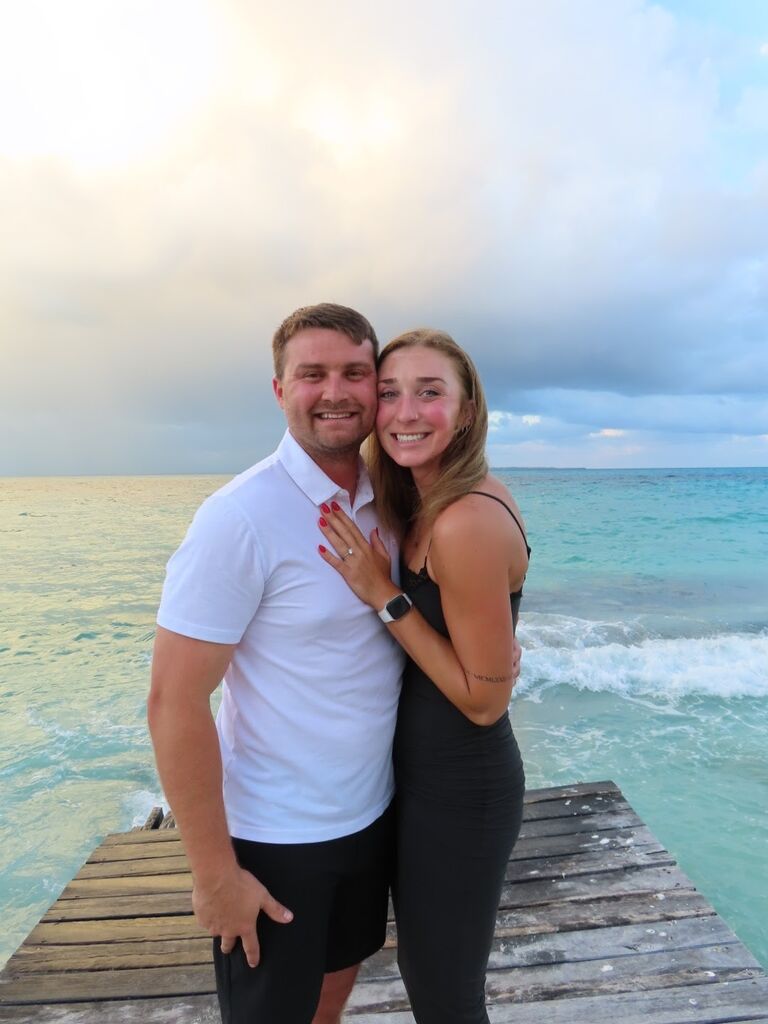 BEST DAY EVER! We had just arrived in Cancun Mexico and Michael asked Cassidy to marry him! There were lots of tears, drinks and laughs shared that night! 6 years of dating later ended in the perfect proposal! We are so excited to see what the next 60 years are to bring together as the Husseys. 