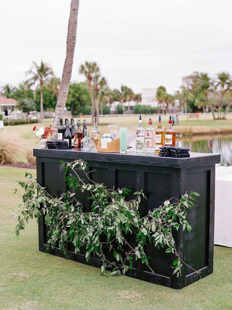 disney themed wedding bar