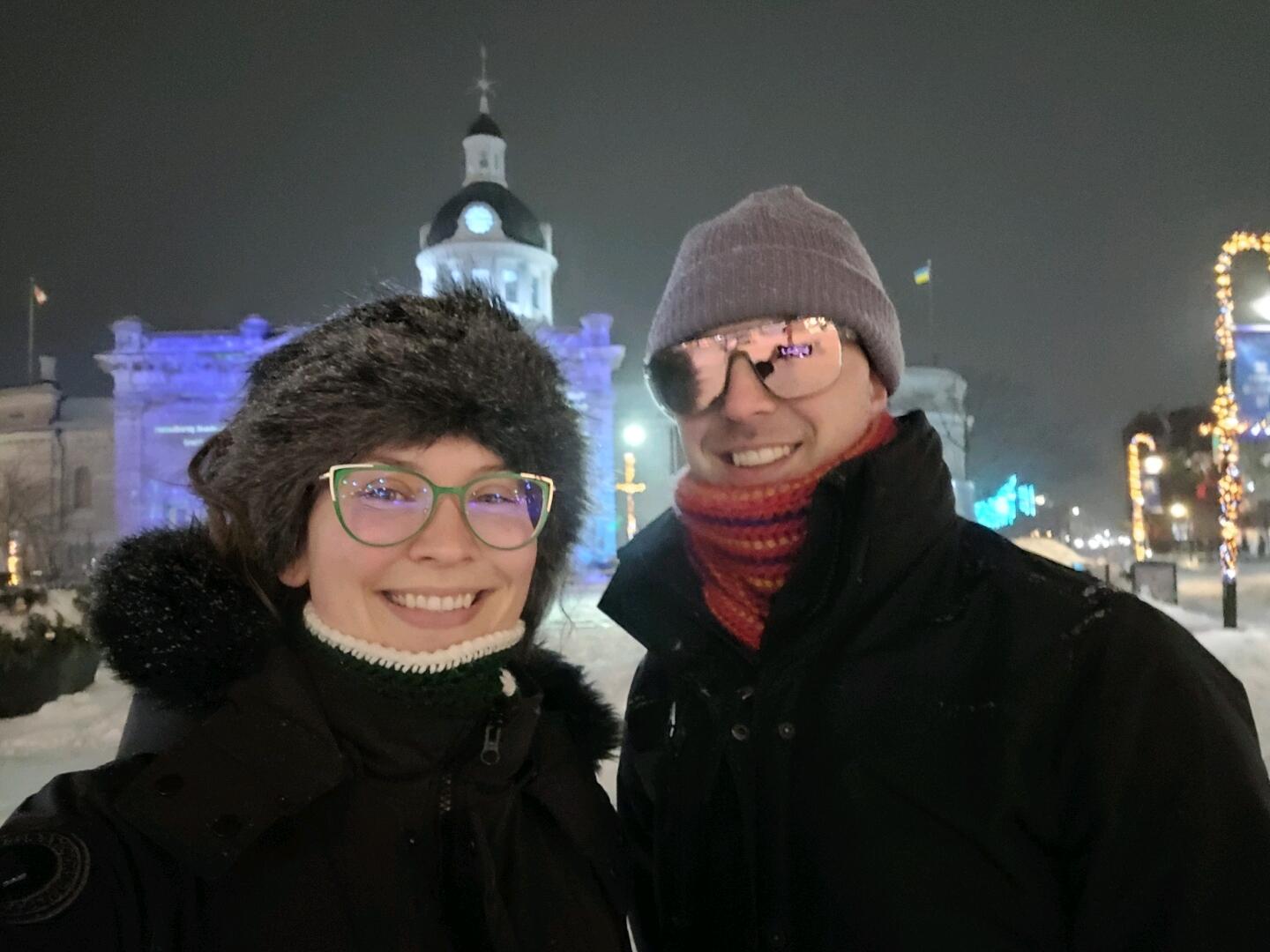 Erin and Sam moved to Kingston in 2022- Sam was starting Law school that fall at Queen's, and Erin was working at the Agnes art gallery on campus.