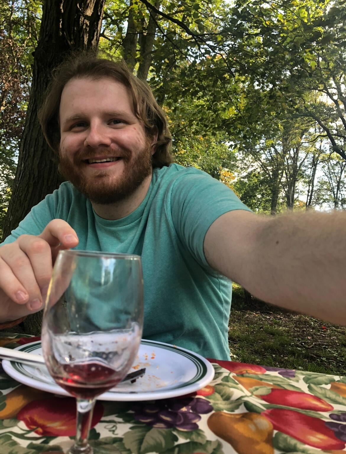 We celebrated our anniversary with a picnic date at Fort Washington State Park.
COVID had made it harder to see each other all of the time