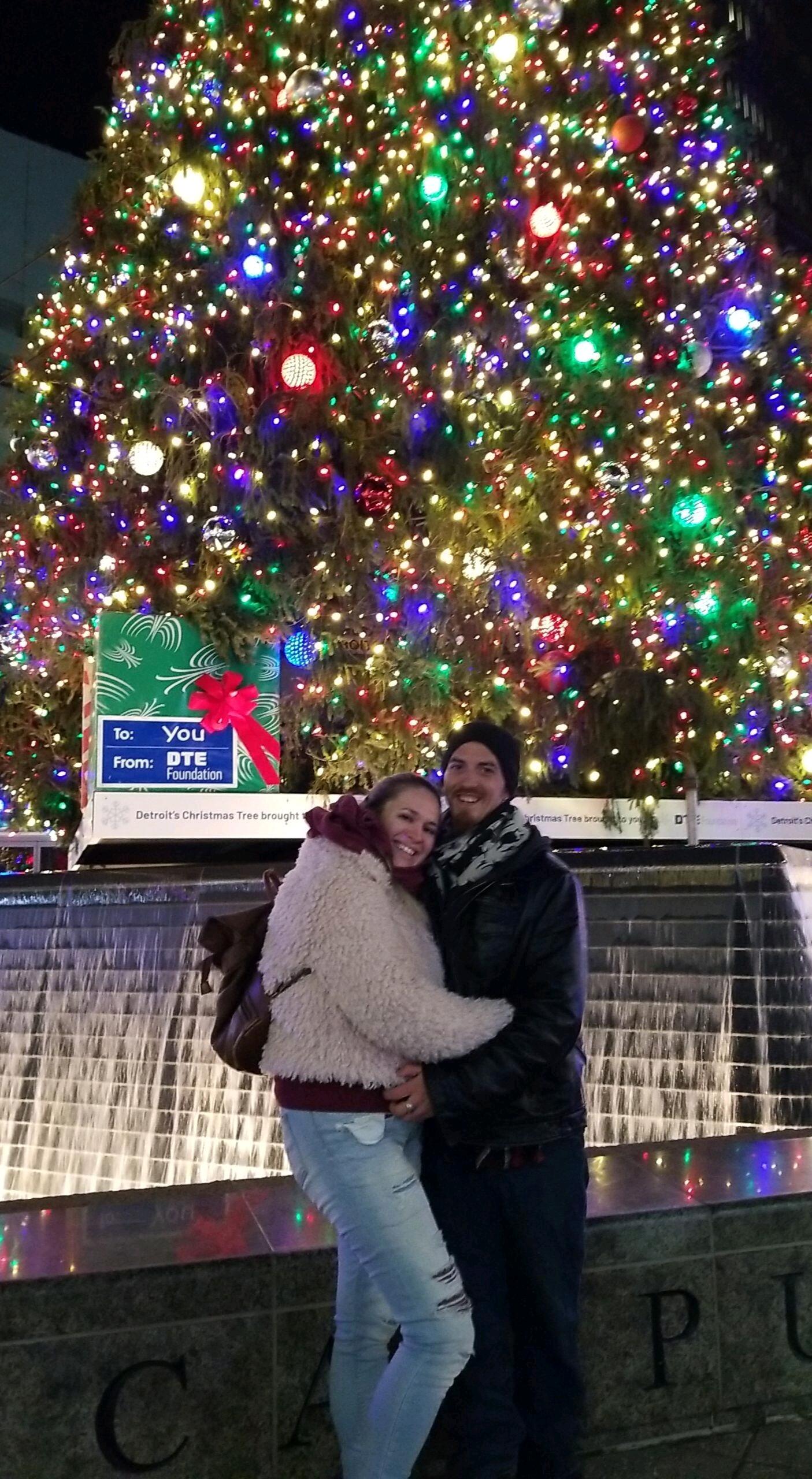 Birthday and early christmas celebration 
📍Campus Martius Detroit 
