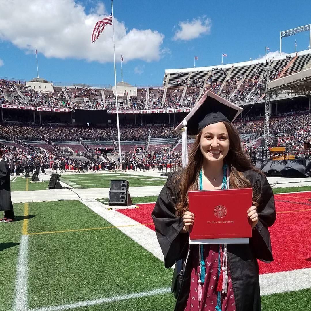 Gabby graduated from OSU!