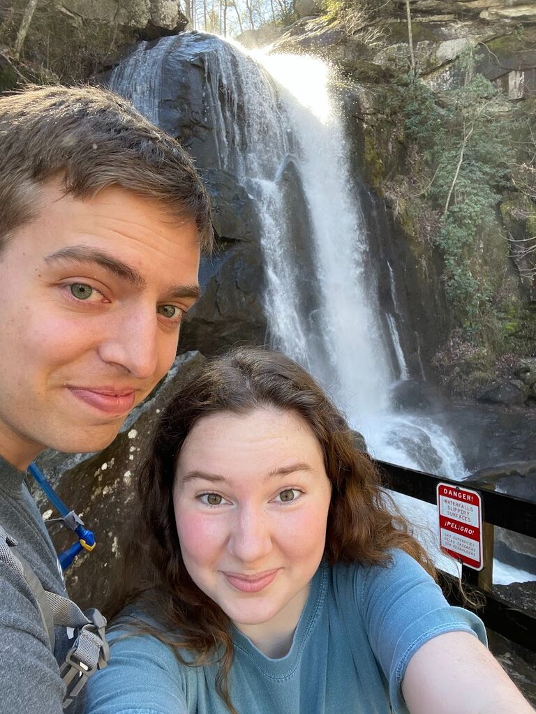 One of our favorite waterfalls we climbed to reach this past year! (Before Matthew's Yosemite visit, of course)