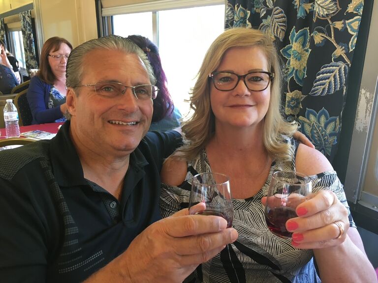 Wine tasting train, Tavares, FL.