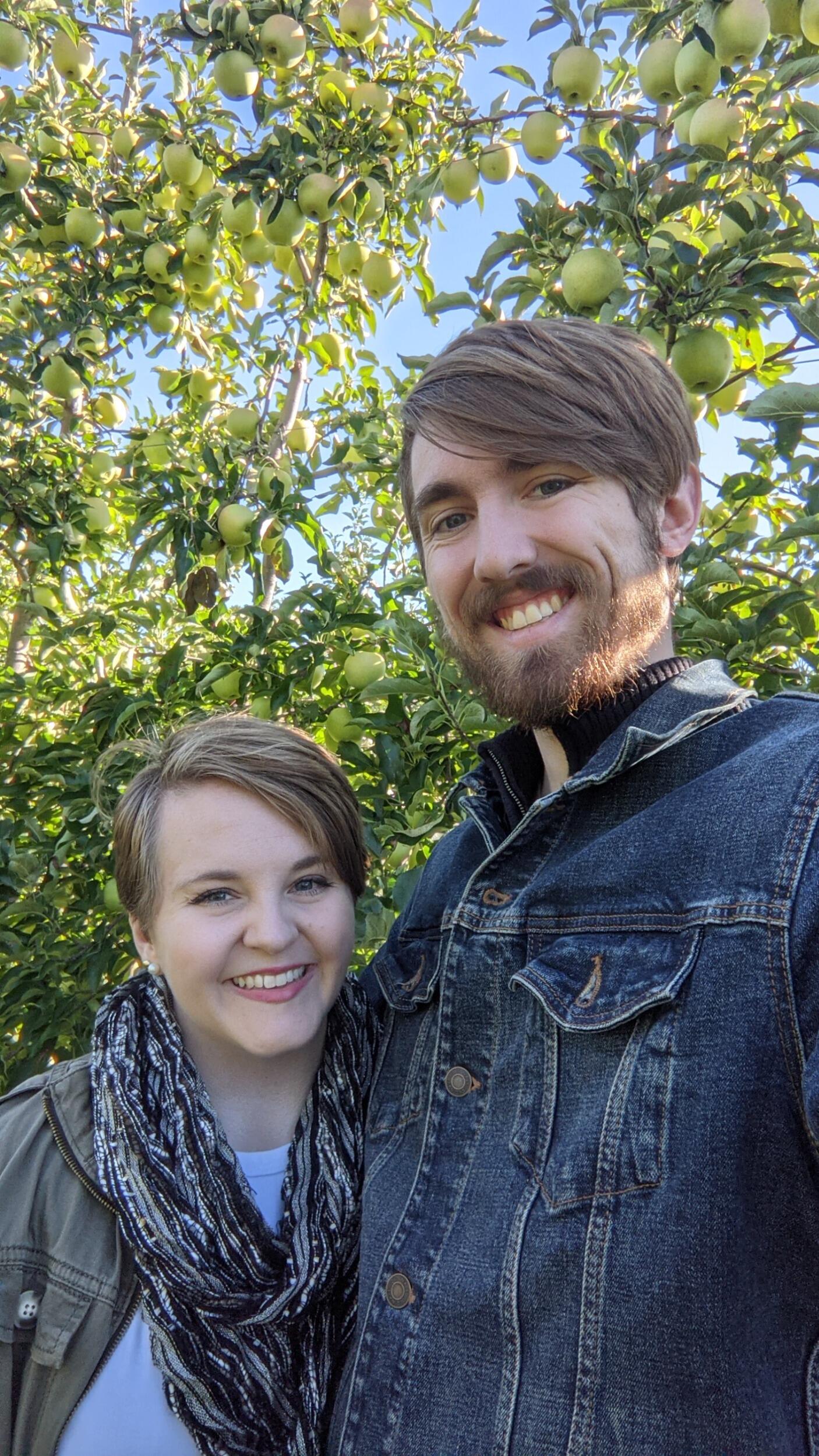 Apple picking together in Holland, OH!