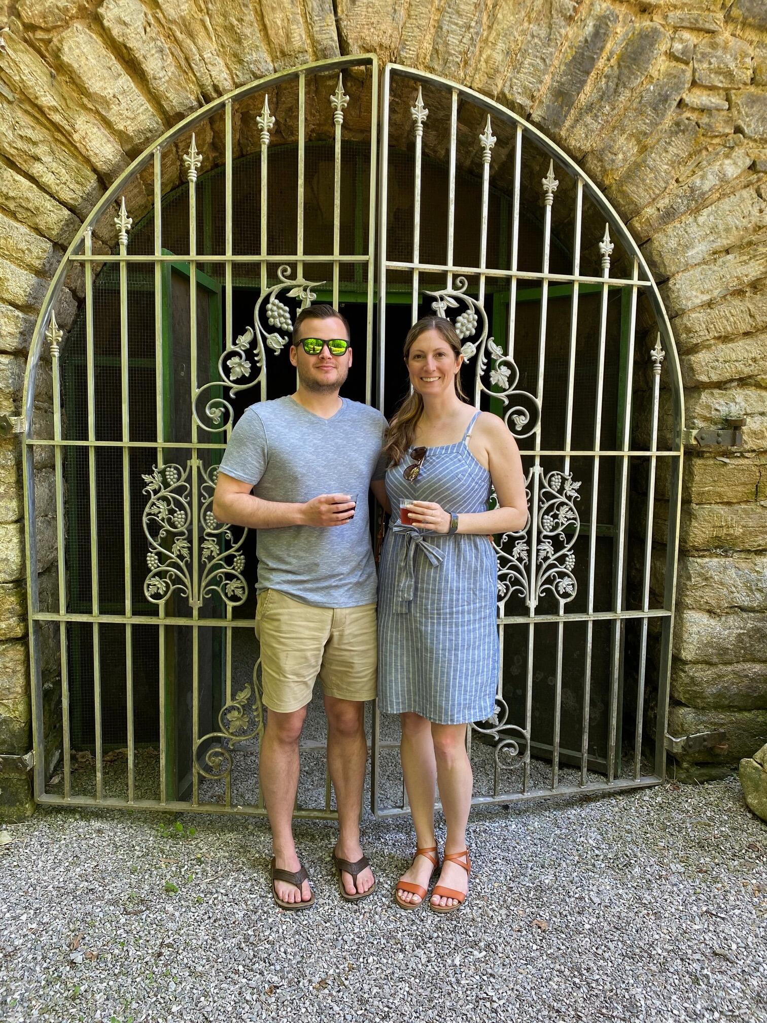 David learning Whitney's love for wineries!