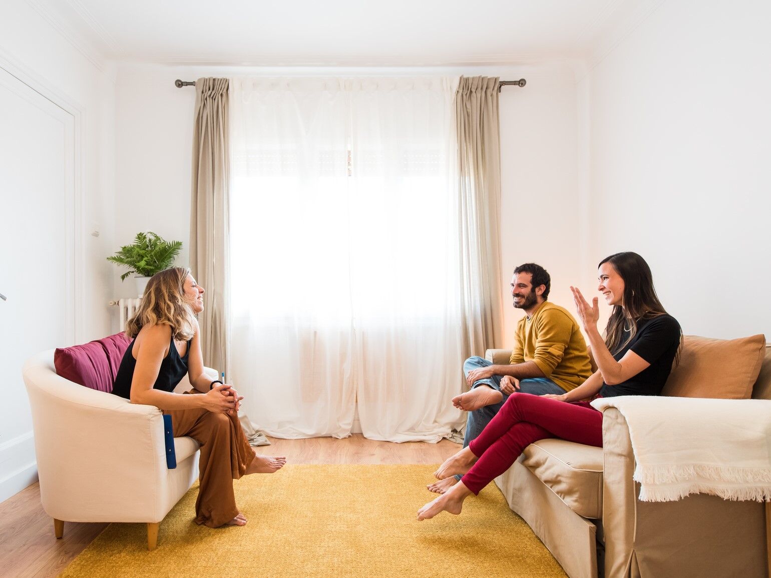 Couple in a counselling session