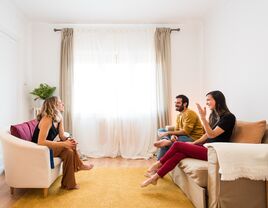 Couple in a counselling session