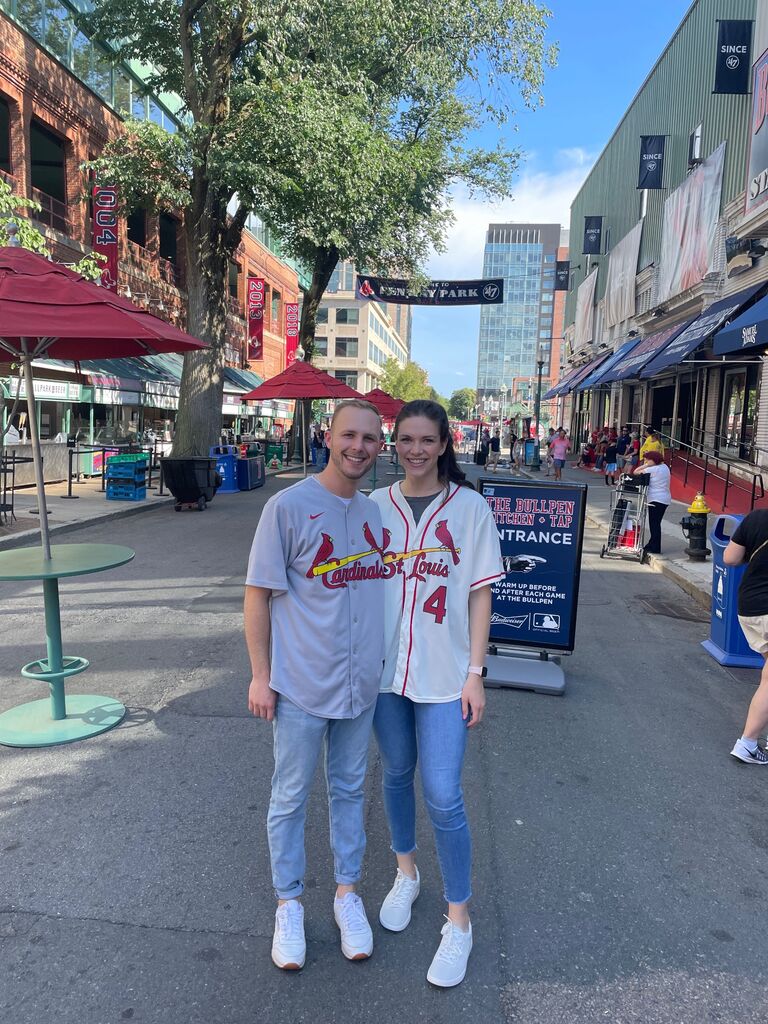Cardinals vs Red Sox @ Fenway Park...recreating Fever Pitch