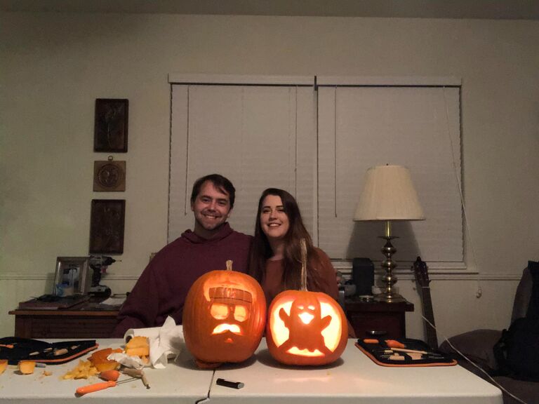 Celebrated our first Halloween together!