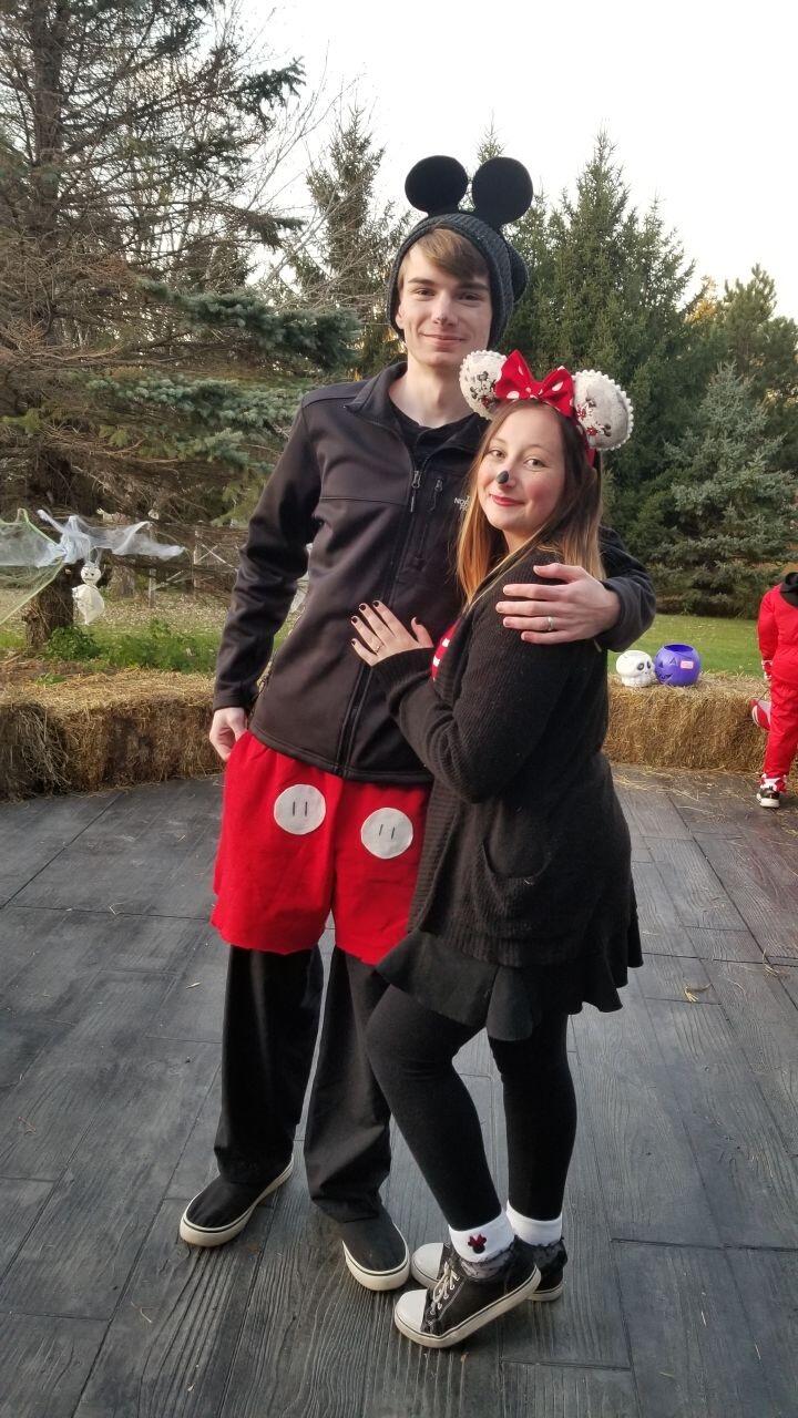 Lily and Mason's first Halloween party