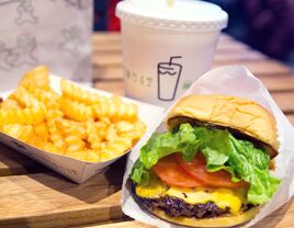 Shake Shack burger and fries