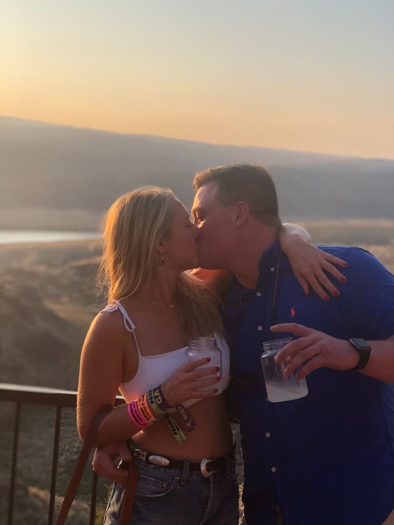 Natalie's best friend, Sage makes the crushing couple kiss at the George Amphitheater and the rest is history. ♡ 