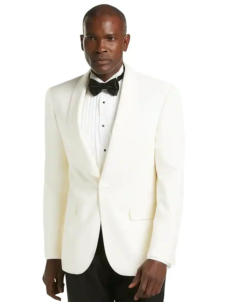 Mens white shop dinner jacket