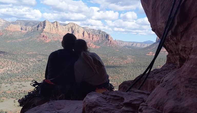 Dustin & Brittany took their first trip together to Sedona, AZ and officially started dating.