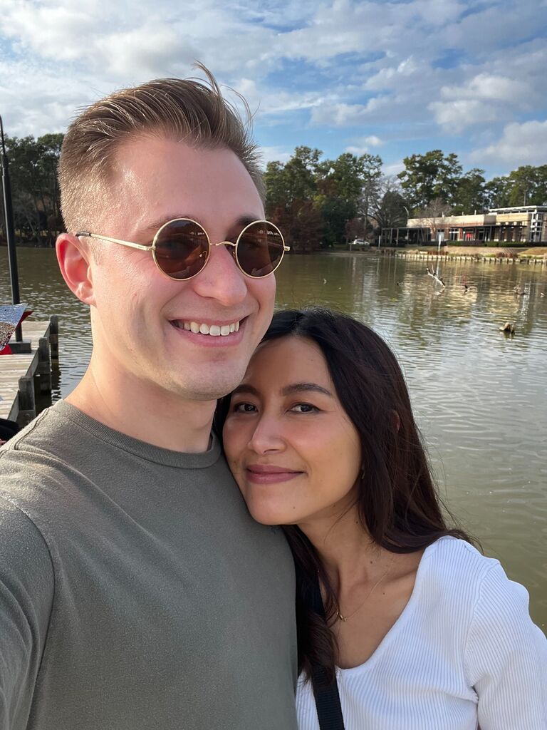 Ju was able to first come down for an extended period to Houston in December of 2023. During this time, we were able to explore Houston, Austin, and even camp in a cabin at Lake Livingston. 