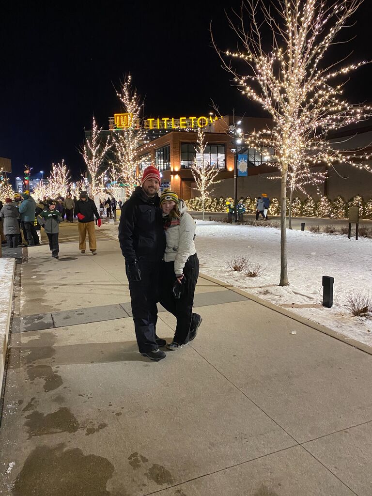 Zac's first trip to Lambeau Field for Packers vs Vikings