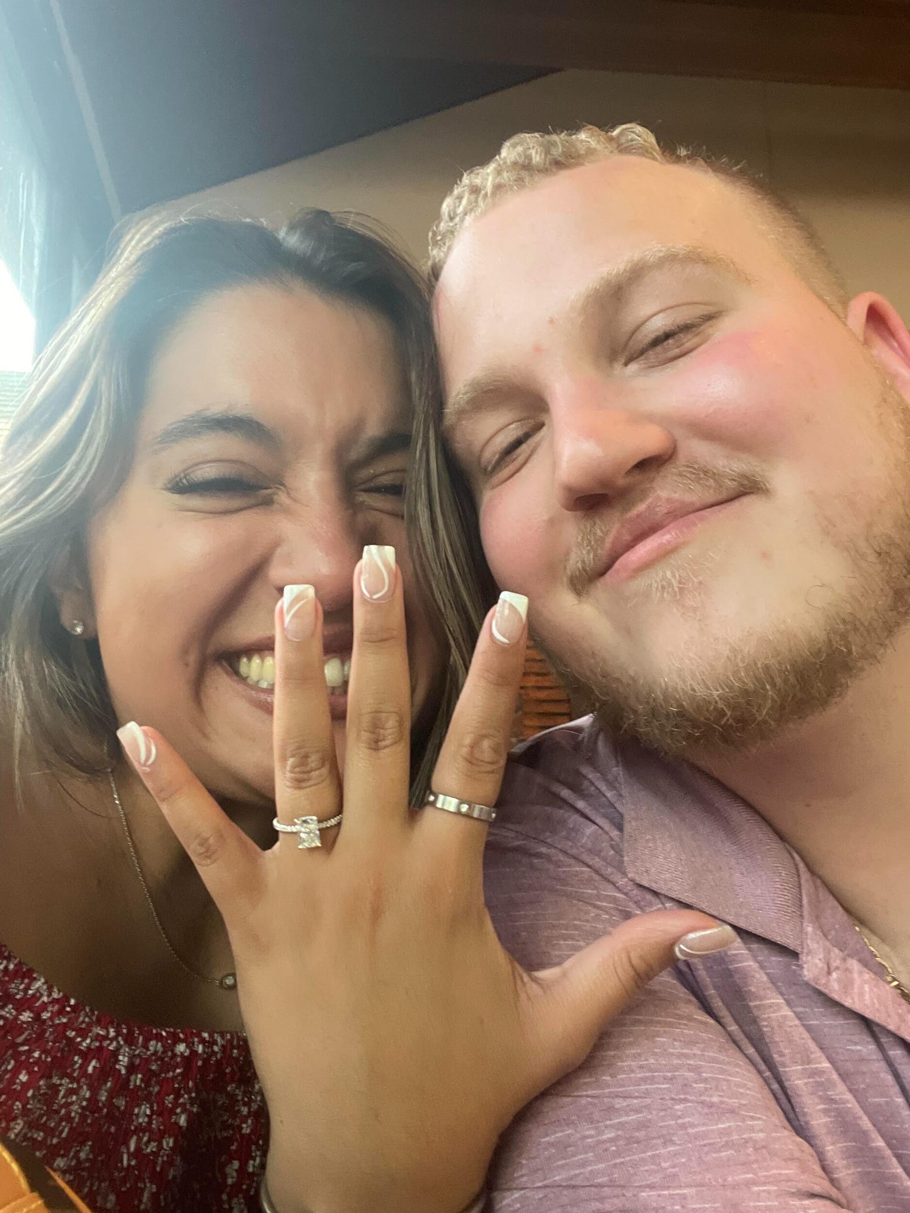 The day Ryan proposed :) 