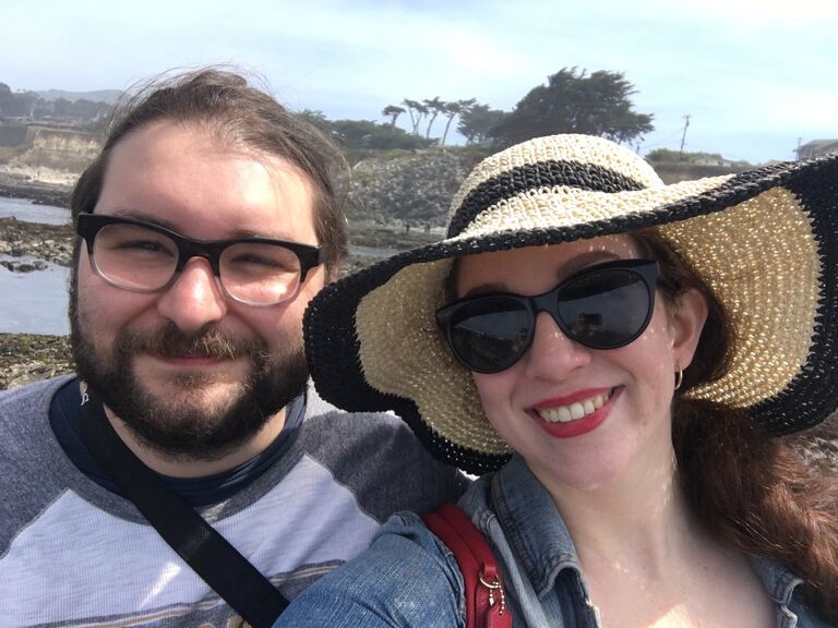 Exploring the tide pools in Half Moon Bay