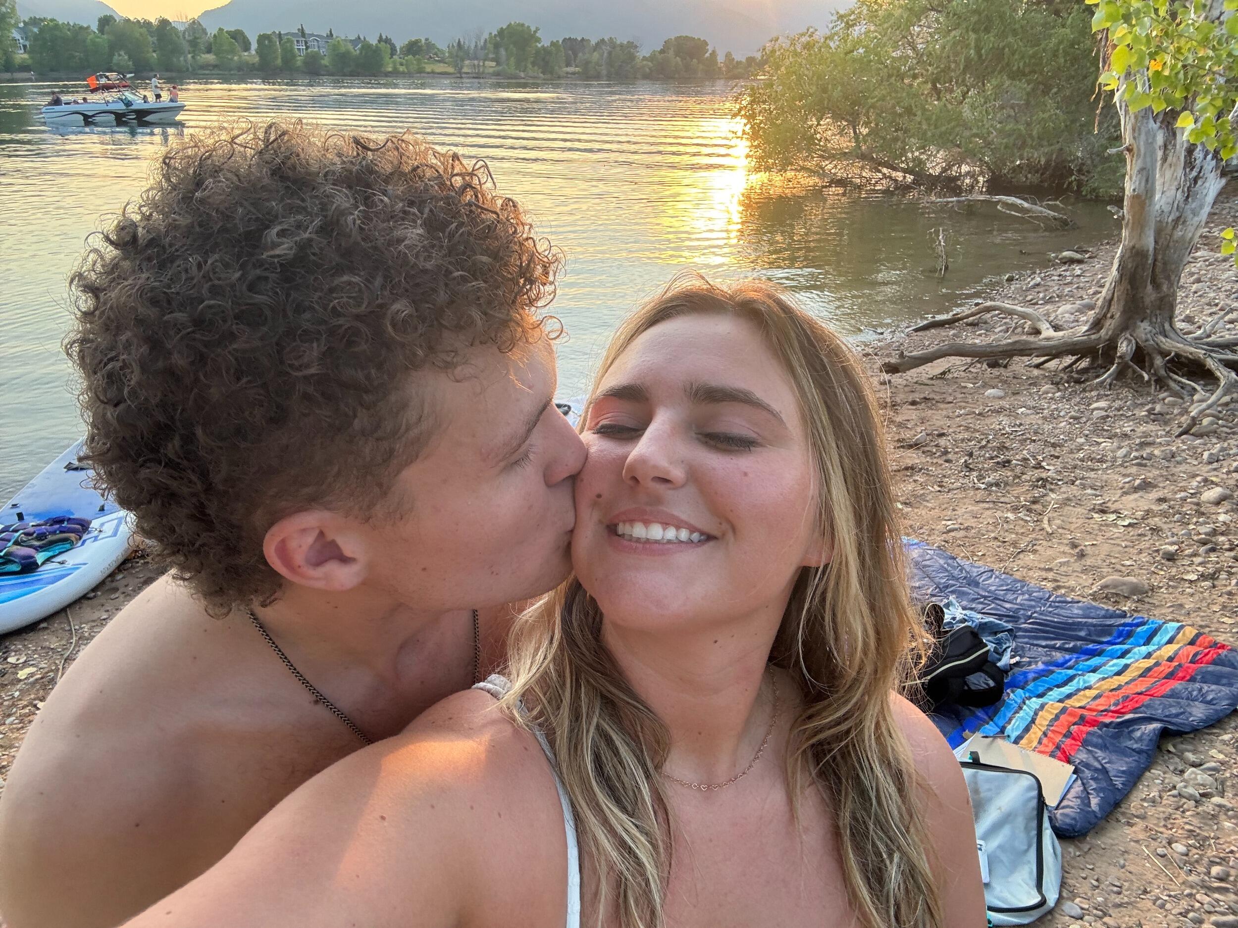 Weston took me paddle boarding for the first time since moving to Utah