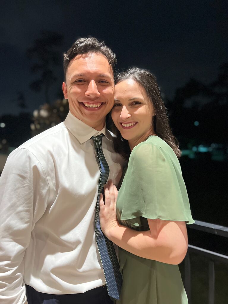 We were together again to celebrate Regis and Courtney Gosda's wedding. Julia had so much fun meeting every friend and family member for the first time. And Nathan got to meet Julia's parents for the first time. He was so nervous, he refused to hold hands!